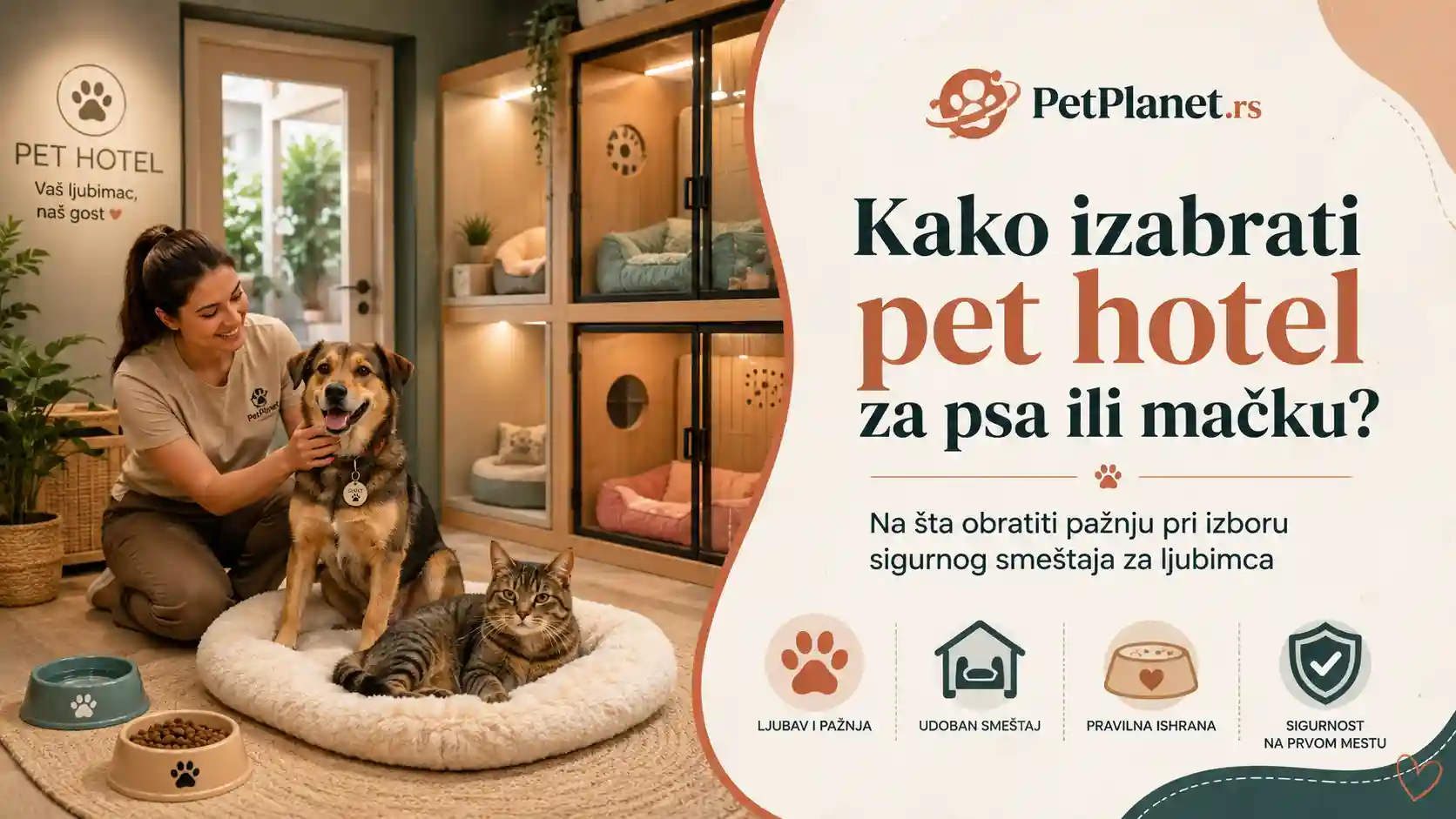 Kako izabrati pet hotel za psa ili mačku?