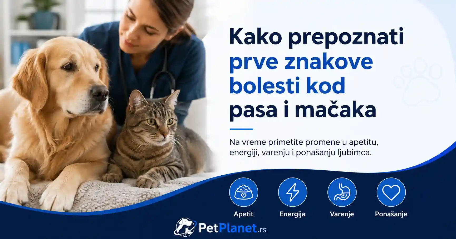 Kako prepoznati prve znakove bolesti kod pasa i mačaka