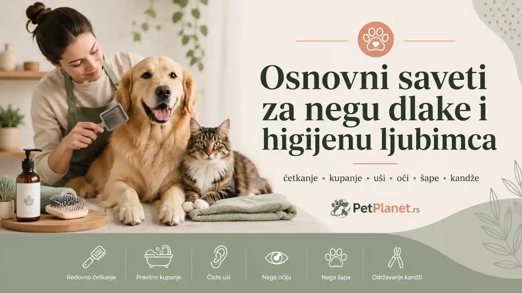 Osnovni saveti za negu dlake i higijenu ljubimca