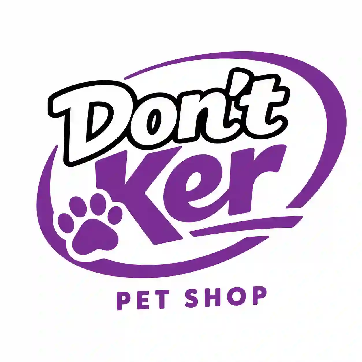 Logo Pet Shop Don’t Ker Beograd za hranu, opremu i dodatke za kućne ljubimce